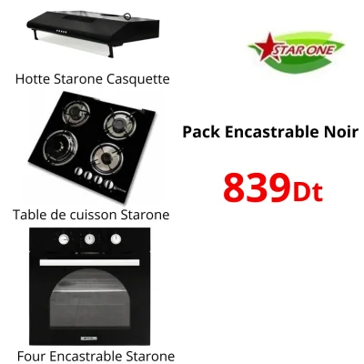 PACK ENCASTRABLE STARONE NOIR