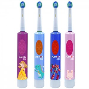 BROSSE À DENTS APRILLA POUR ENFANT AVEC BATTERIE ASSORTIS