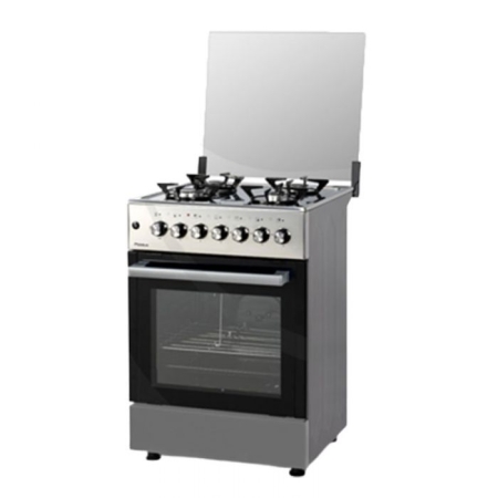 CUISINIERE 4 FEUX BIOLUX INOX T/BR (M.5858 XST)