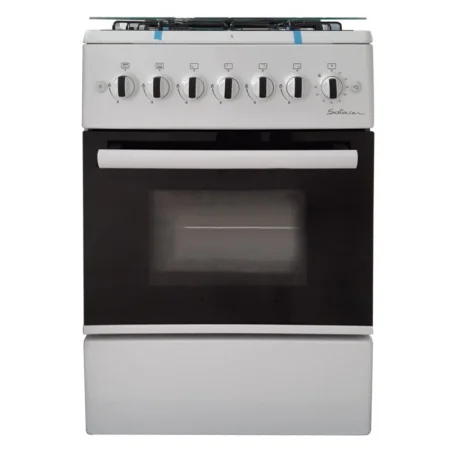 CUISINIÈRE À GAZ 4 FEUX 60CM SOTACER -BLANC (F6B40G2W)