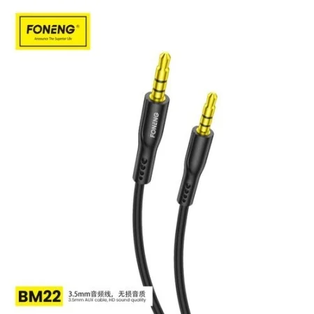 CABLE AUXILIAIRE FONENG POUR iPhone - Android - Mp3