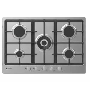 PLAQUE DE CUISSON CANDY 5 FEUX INOX (CHG74WX)