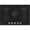 PLAQUE DE CUISSON CANDY 5 FEUX 75CM NOIR (CVG74WPB)