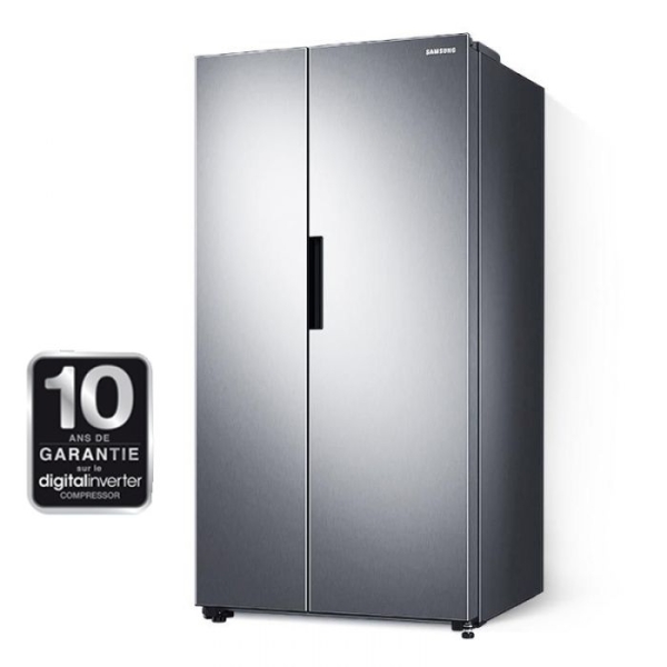 RÉFRIGÉRATEUR SAMSUNG SIDE BY SIDE 652 LITRES NOFROST SILVER (RS66A8100S9)