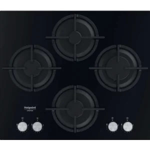TABLE DE CUISSON ARISTON EN VERRE 4 FEUX 60 cm (AGS 61S/BK HOB AI) TABLE DE CUISSON ARISTON EN VERRE 4 FEUX 60 cm (AGS 61S/BK HOB AI)