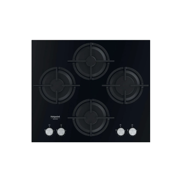 TABLE DE CUISSON ARISTON EN VERRE 4 FEUX 60 cm (AGS 61S/BK HOB AI)