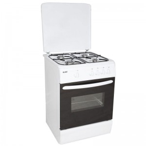 CUISINIÈRE À GAZ BASIQUE KLASS 4 FEUX 60 CM BLANC (CUIS.TG5640BB)