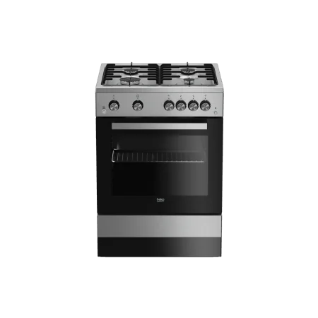 CUISINIÈRE BEKO 4 FEUX 60CM INOX (FSGT62111GXL)