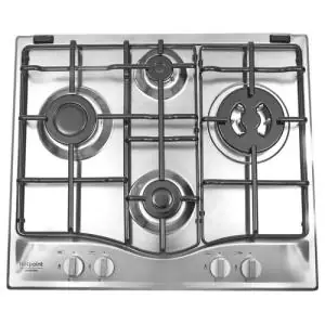TABLE DE CUISSON ARISTON 4 FEUX INOX 60CM (PCN 641T/IX/AHOB AI) TABLE DE CUISSON ARISTON 4 FEUX INOX 60CM (PCN 641T/IX/AHOB AI)