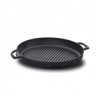 POELE GRILL KORKMAZ OVAL NOIR (A1374)