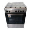 CUISINIÈRE À GAZ ARTHUR MARTIN 60CM 4 FEUX AVEC FOUR ÉLECTRIQUE INOX (AME60IX)