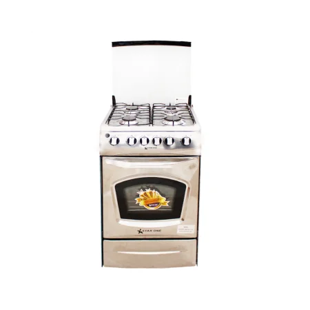 CUISINIÈRE À GAZ STARONE 50*50 4 FEUX INOX STB