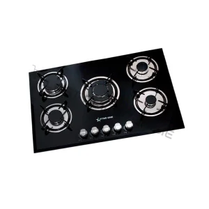 TABLE DE CUISSON à GAZ STAR ONE 5 FEUX VERRE STARONE (ST-G801)
