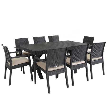 PACK SOFIX SOTUFAB TABLE AVEC 8 CHAISES MARQUISE  (CHS086-)