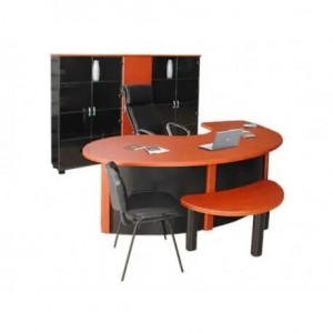 Bureau OMEGA PVC disponible dans plusieurs couleurs-Dimensions Bureau : L 220 x P 120 x H 75 cm - Livraison "GRATUITE"