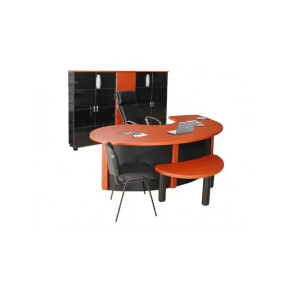 Bureau OMEGA PVC disponible dans plusieurs couleurs-Dimensions Bureau : L 220 x P 120 x H 75 cm - Livraison "GRATUITE"