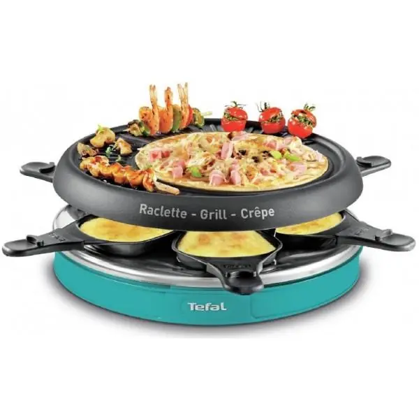 RACLETTE COLORMANIA 3 EN 1 TEFAL BLEU (RE129412)