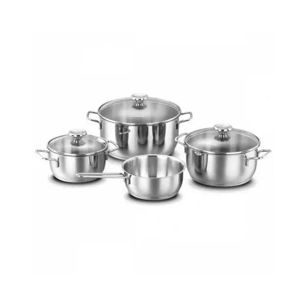 SET DE 7 PIÈCES KORKMAZ AROMA INOX (A1094)