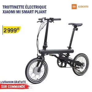 VÉLO ÉLECTRIQUE XIAOMI MI SMART PLIANT NOIR (24034)