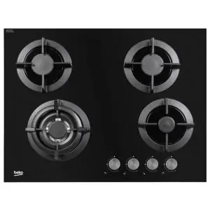 TABLE DE CUISSON ENCASTRABLE BEKO 4 FEUX 70CM VERRE NOIR (HISW74222S) TABLE DE CUISSON ENCASTRABLE BEKO 4 FEUX 70CM VERRE NOIR (HISW74222S)
