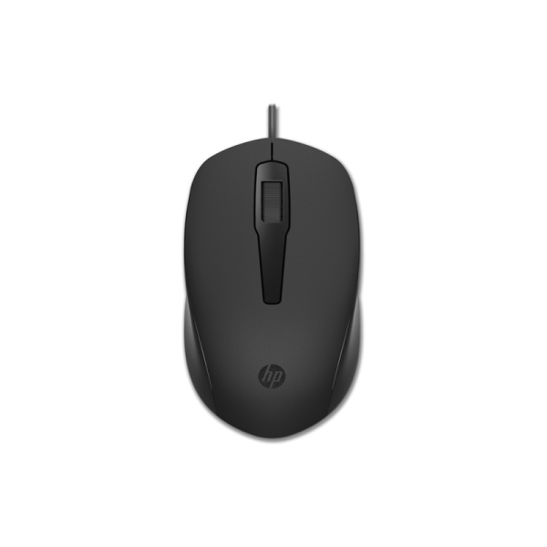 SOURIS HP FILAIRE 150 USB AMBIDEXTRE OPTIQUE NOIR (240J6AA)