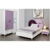 CHAMBRE JUNIOR VIOLETTE SOTUFAB 3 PORTES VIOLET/BLANC (CHE28VL/BC000)