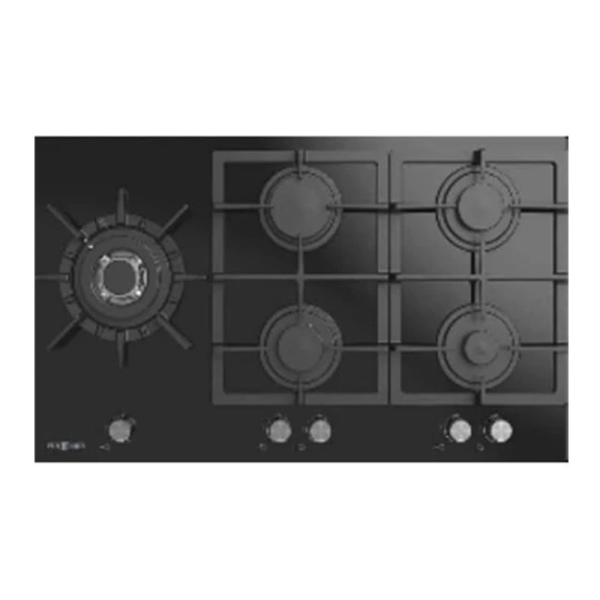 PLAQUE DE CUISSON PREMIUM 5 FEUX AP951 BS03 NOIR