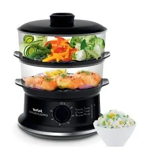 CUISEUR VAPEUR TEFAL STEAM COOKER NOIR (VC140131) CUISEUR VAPEUR TEFAL STEAM COOKER NOIR (VC140131)