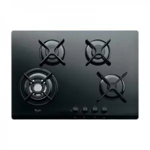 TABLE DE CUISSON WHIRLPOOL 4F A GAZ VERRE (AKT5000NB) TABLE DE CUISSON WHIRLPOOL 4F A GAZ VERRE (AKT5000NB)