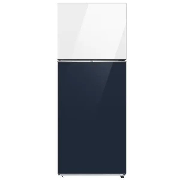 RÉFRIGÉRATEUR SAMSUNG RT42CB66448AEL 415 LITRES NOFROST BLANC & BLEU MARINE