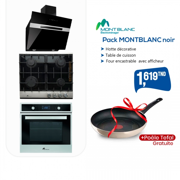 PACK ELECTROMENAGER MONTBLANC NOIR + CADEAU