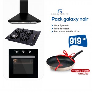 PACK ELECTROMENAGER GALAXY NOIR + CADEAU