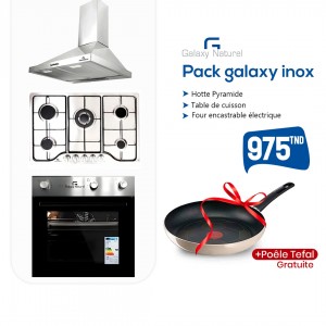 PACK ELECTROMENAGER GALAXY INOX + CADEAU