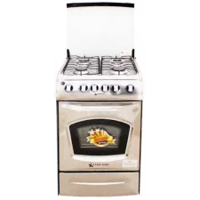 CUISINIÈRE À GAZ STAR ONE4 FEUX AVEC TOURNE BROCHE 50CM INOX (SO-50IR-2018)