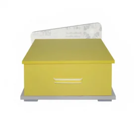 TABLE DE NUIT JUNIOR STONE SOTUFAB  JAUNE MOKA (CHE23JN/MK300)