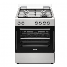 CUISINIÈRE À GAZ SIMFER 60CM INOX 4 FEUX (F6405-SGRIM)