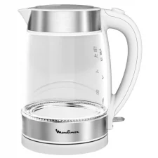 BOUILLOIRE EN VERRE MOULINEX 1.7 LITRES 2400 W BLANC (BY600130)