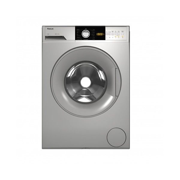 LAVE LINGE FRONTAL FOCUS 8 KG 1200 TOURS SILVER (F.1208S)