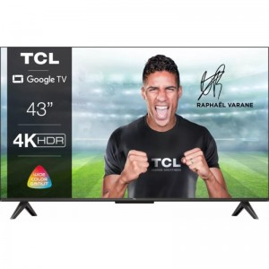 TV TCL 43" LED UHD 4K SMART TV ANDROID NOIR (43P735)