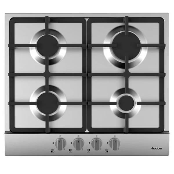 TABLE DE CUISSON FOCUS 4 FEUX 60 CM NOIR (F408X)