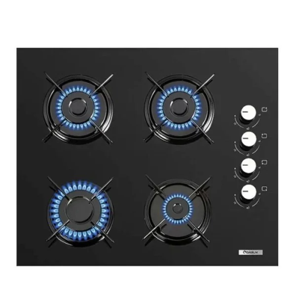 TABLE DE CUISSON BIOLUX 4 FEUX 60CM NOIR (M6052VN)