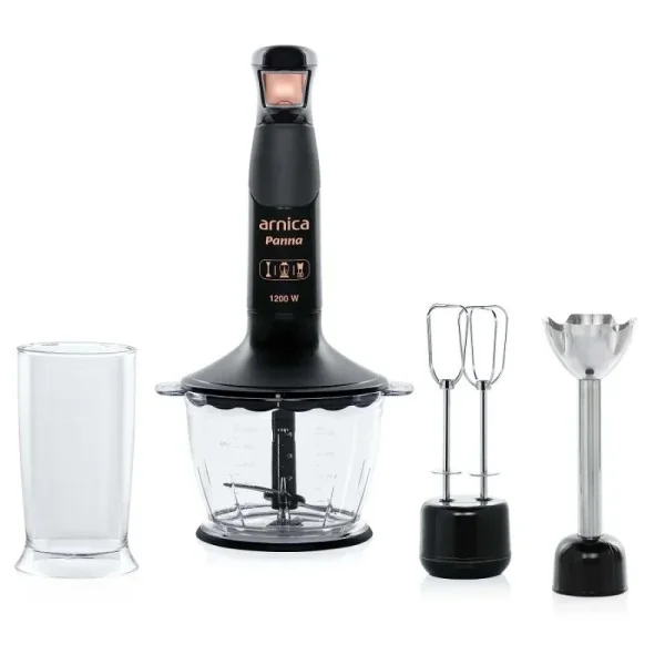 Mixeur Plongeant 3 en 1 Arnica GH-21560 Panna Noir