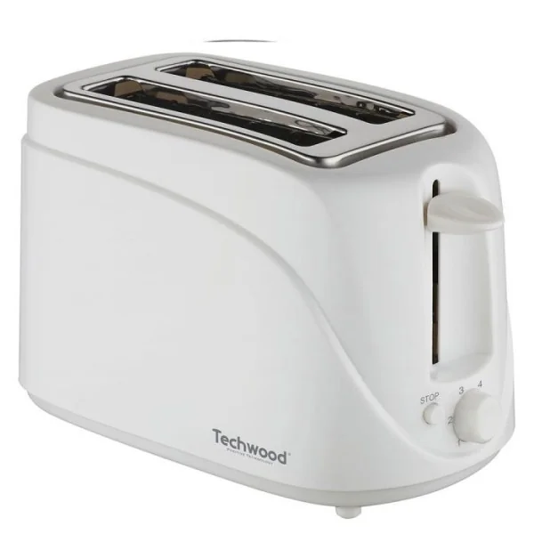 GRILLE PAIN TECHWOOD TGP-202 700W - BLANC