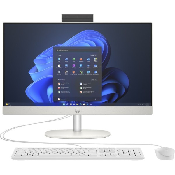 PC DE BUREAU ALL IN ONE HP PROONE 240 G10 I5 13È GÉN 8GO 512GO SSD BLANC