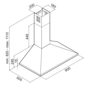 HOTTE PYRAMIDALE FOCUS (F.905B)