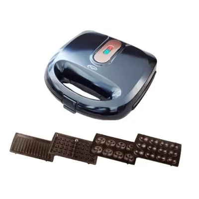 APPAREIL À PANINI PROVA 4EN1 750W NOIR & DORÉ (SW-908)