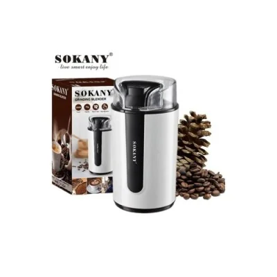 MOULIN À CAFÉ ÉLECTRIQUE SOKANY 200W NOIR EN INOX (SK-3026)