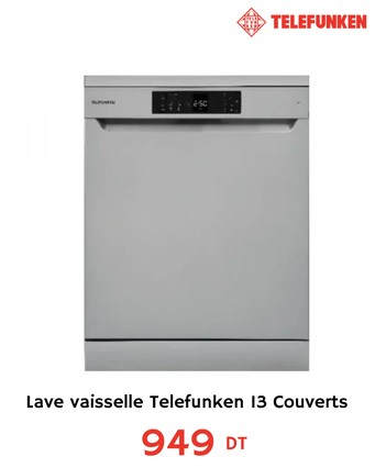 Lave vaisselle Telefunken 13 couverts 