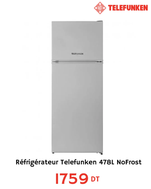 Refrigerateur Telefunken 478L Nofrost
