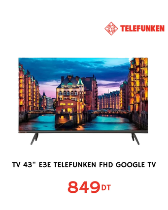 Tv Telefunken 43" Google Tv